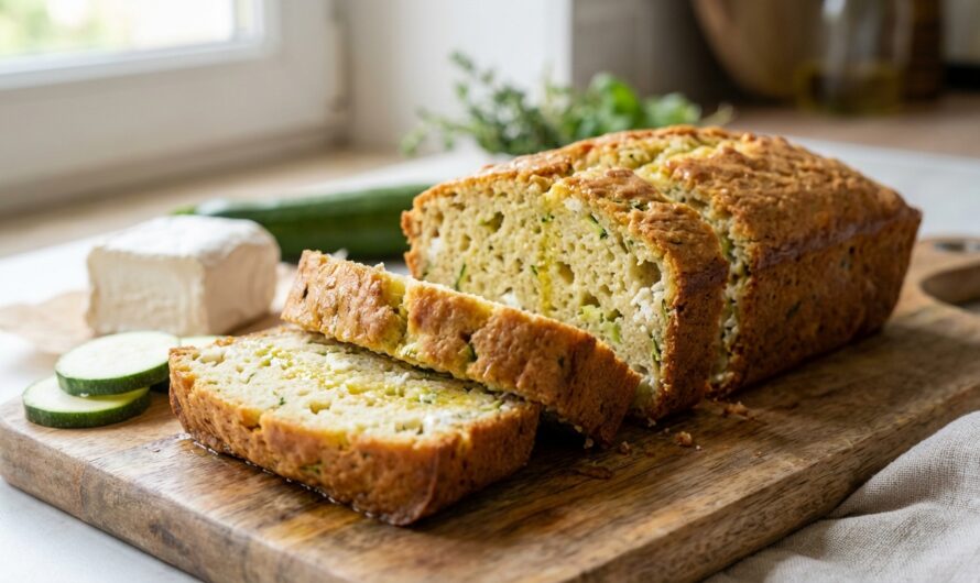 Recette Cake chèvre et courgettes : le cake salé moelleux