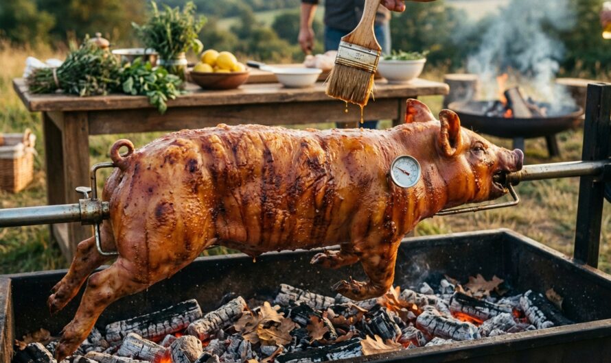 Recette Cochon de lait à la broche : pour les grands événements