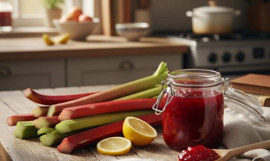 Recette Confiture de rhubarbe maison : facile à réaliser