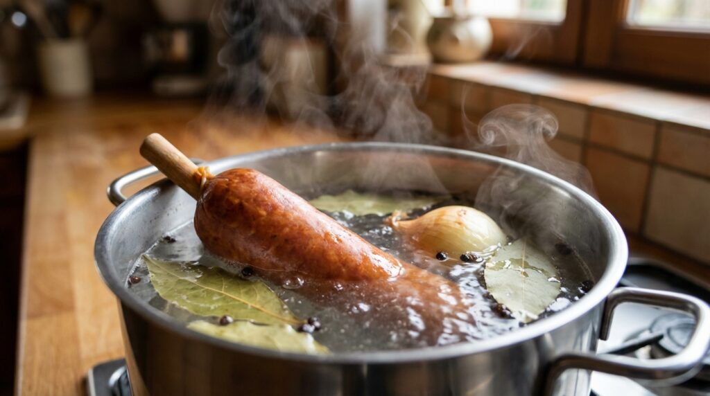 découvrez comment cuire la saucisse de morteau à l'eau ou à la vapeur grâce à notre recette simple et détaillée, pour un résultat savoureux et authentique.