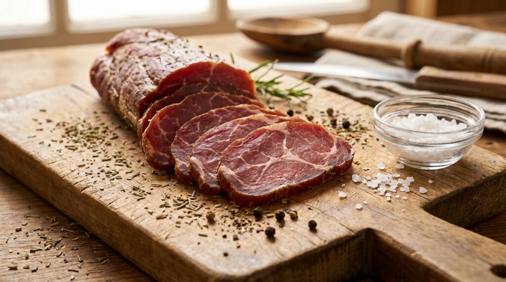 découvrez notre recette facile de filet mignon de porc séché maison, une charcuterie savoureuse à préparer chez vous pour régaler vos proches.