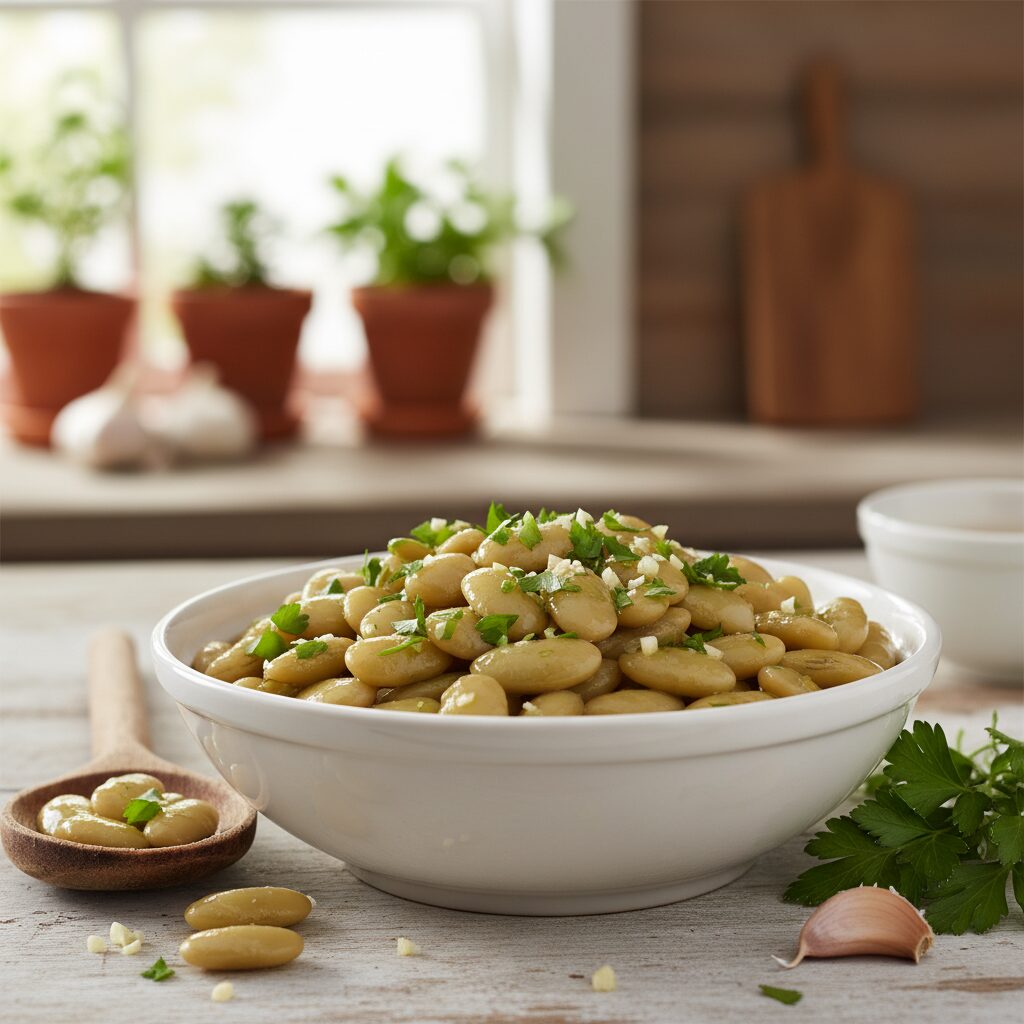 découvrez comment sublimer des flageolets en boîte avec une délicieuse recette à l'ail et au persil, simple et rapide à préparer pour un plat savoureux.