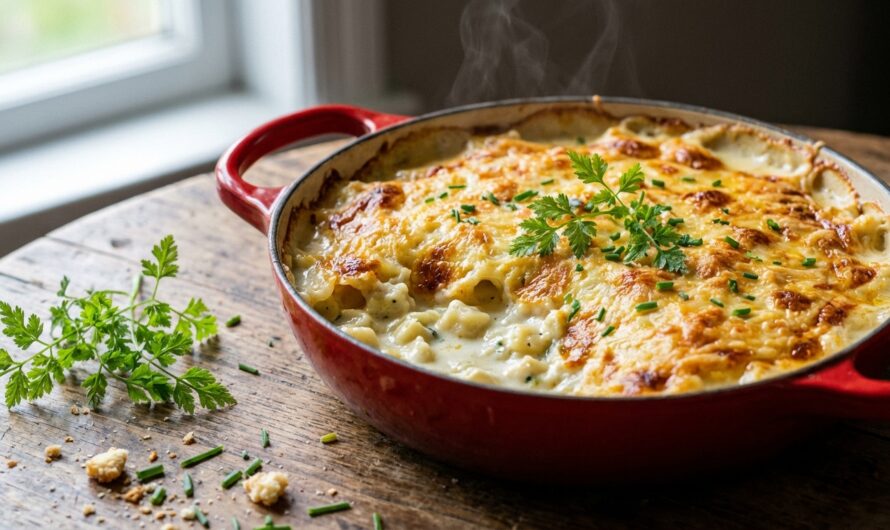 Recette Gratin de ravioles du Dauphiné : à la ricotta crémeuse