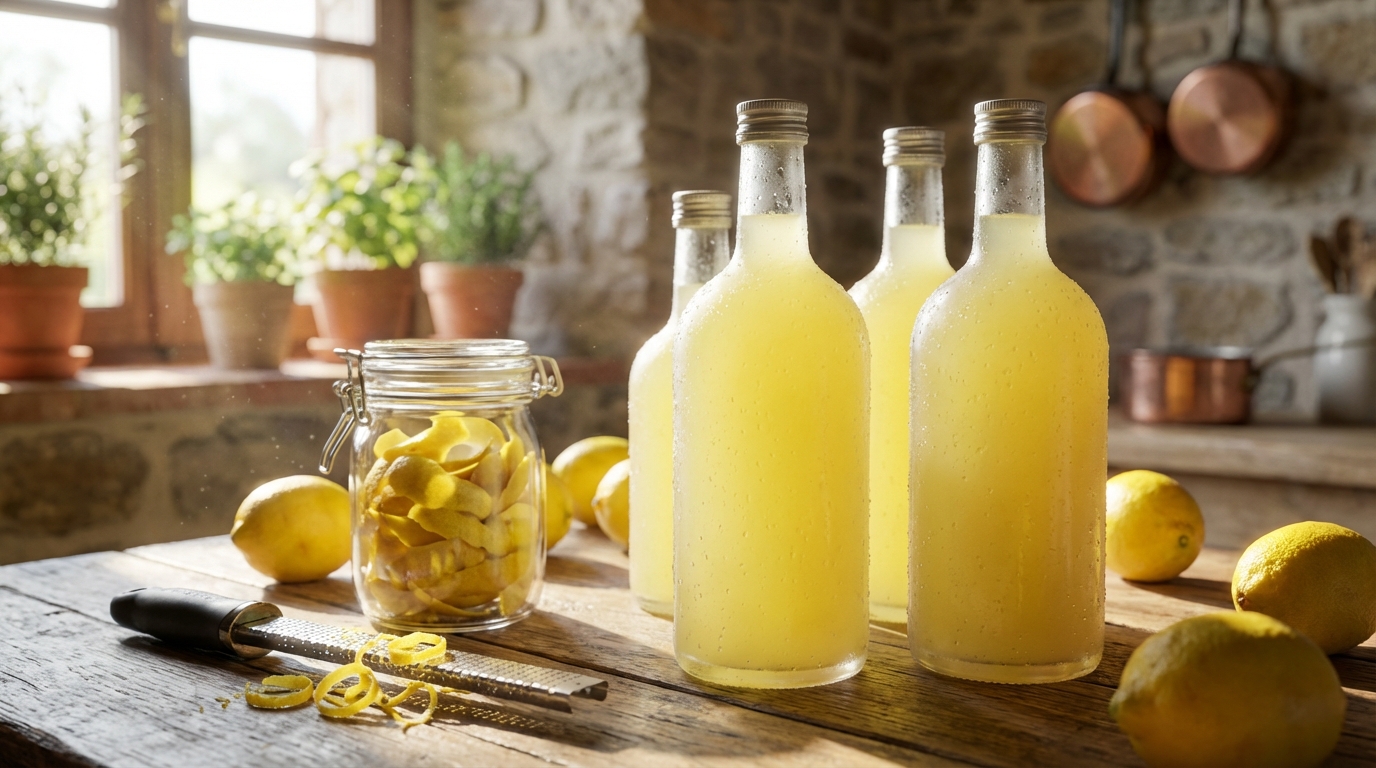découvrez notre recette facile de limoncello maison, la célèbre liqueur italienne au citron, pour savourer un goût frais et authentique directement chez vous.