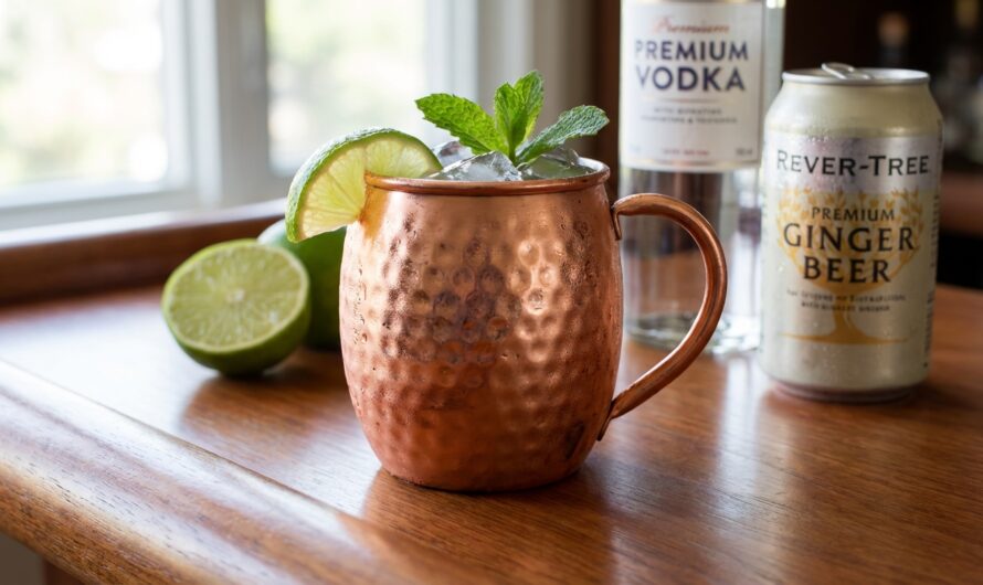Recette Moscow Mule : cocktail Vodka, citron et Ginger Beer