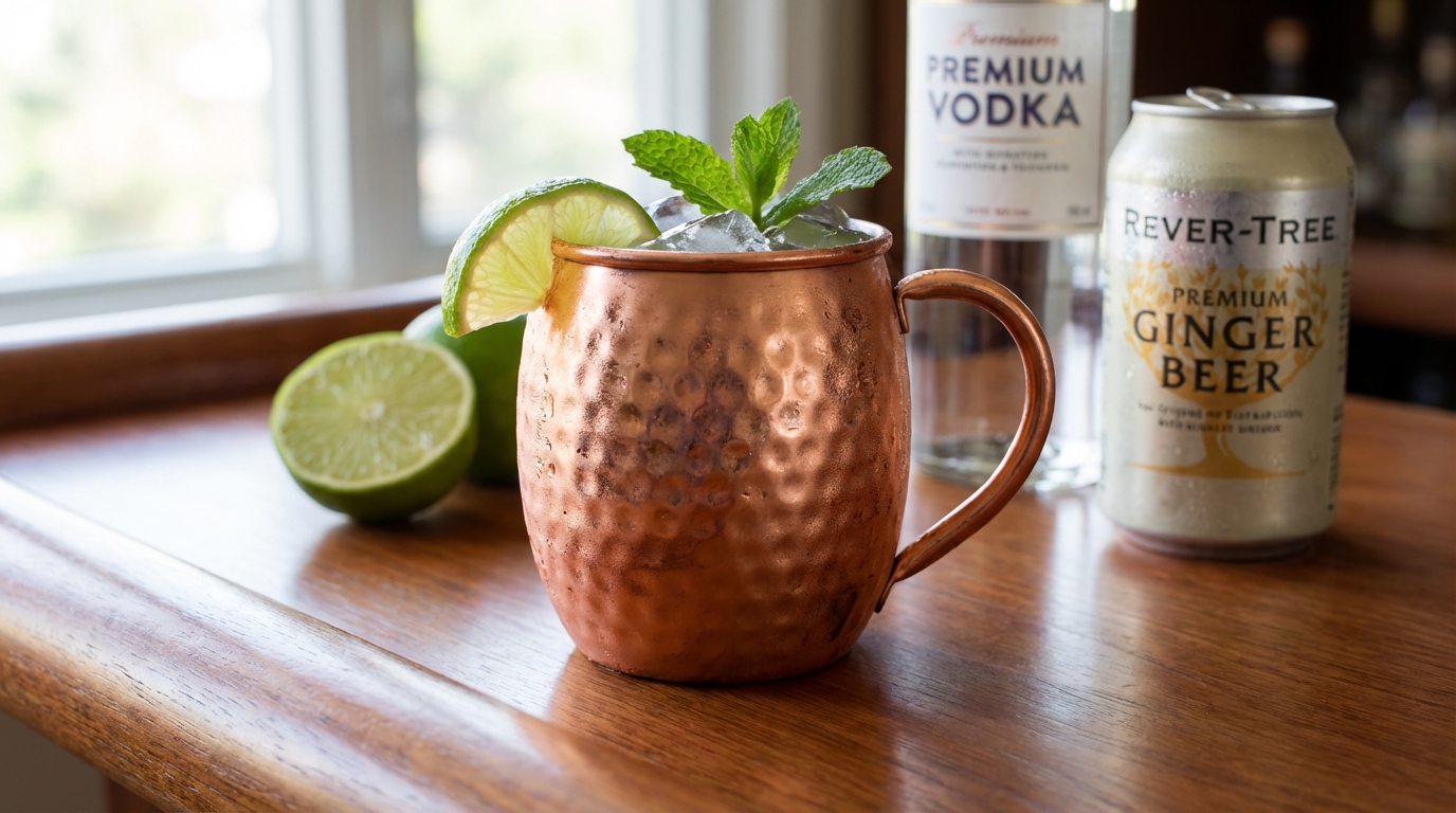 découvrez la recette authentique du moscow mule, un cocktail rafraîchissant à base de vodka, citron frais et ginger beer, parfait pour vos apéritifs estivaux.