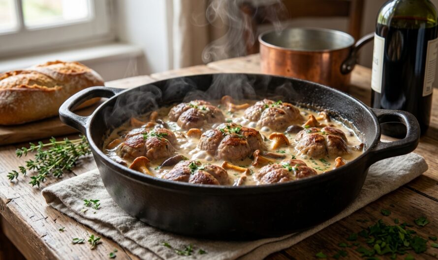 Recette Paupiettes de veau forestière : sauce champignons onctueuse