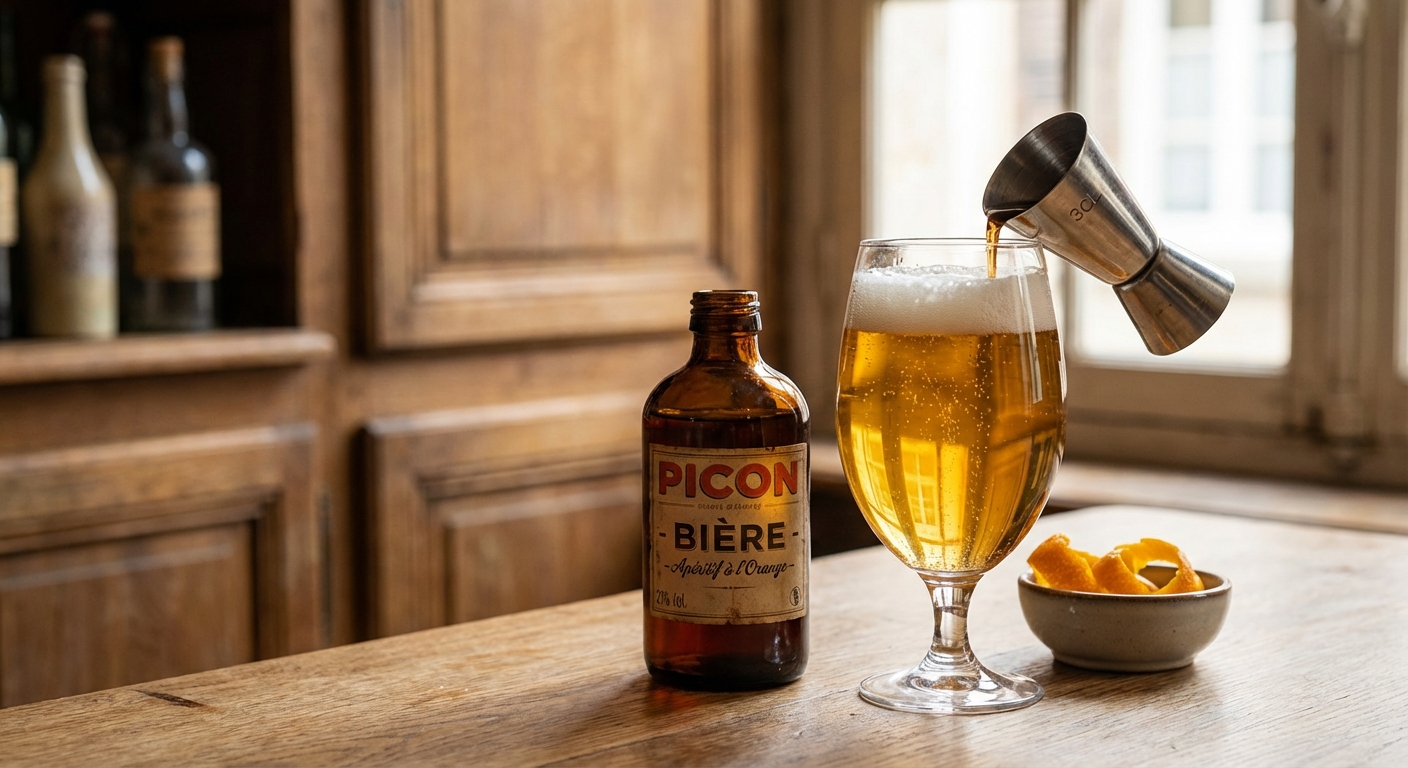 découvrez comment préparer le picon bière, l'apéritif traditionnel du nord, avec les dosages parfaits pour un goût authentique et rafraîchissant.