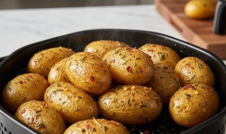 découvrez la recette facile et rapide des pommes de terre grenailles croustillantes à l'airfryer, parfaites pour un accompagnement savoureux en un rien de temps.