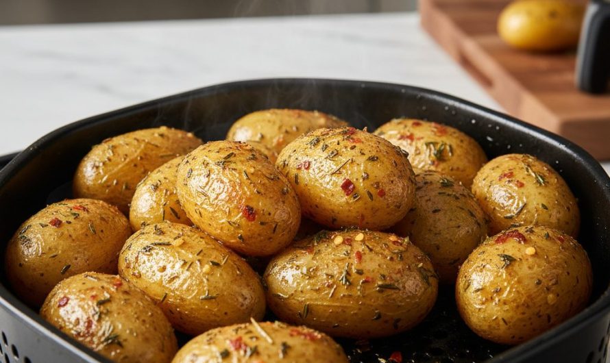 Recette Pommes de terre grenailles au Airfryer : croustillantes et rapides