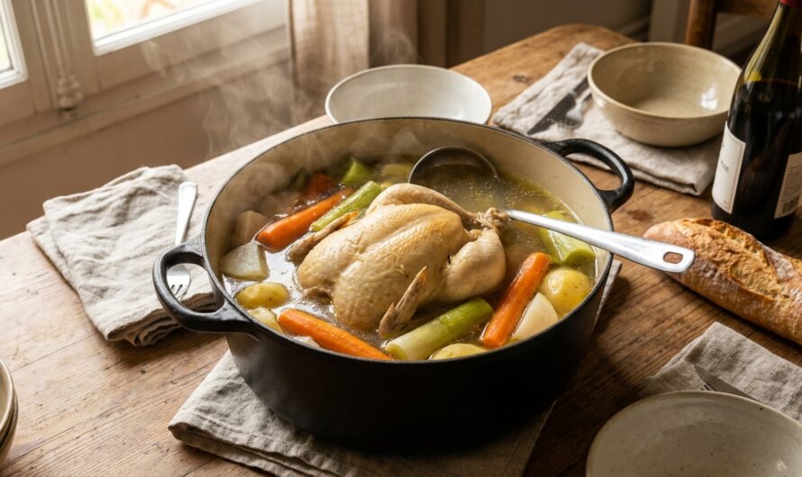 Recette Poule au pot à l&rsquo;ancienne : le plat du dimanche