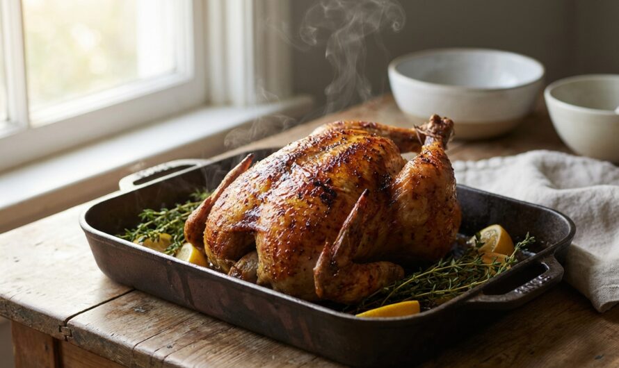 Recette Poulet rôti : les secrets de la bonne cuisson
