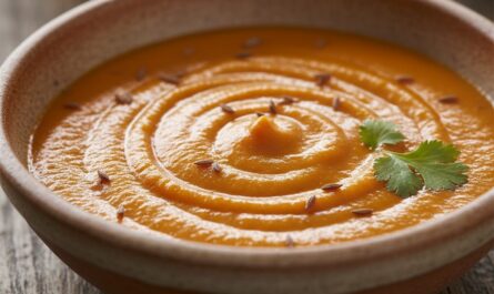 découvrez notre recette facile de purée de carottes au cumin, riche en saveurs et à la texture très onctueuse, parfaite pour un accompagnement gourmand.