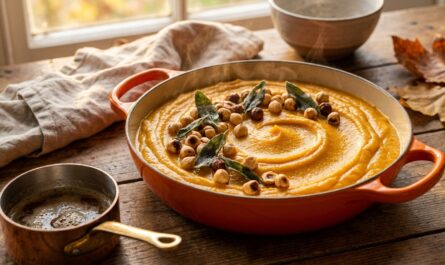 découvrez notre recette de purée de potimarron à la noisette, une douceur d'automne savoureuse et réconfortante, parfaite pour vos repas de saison.