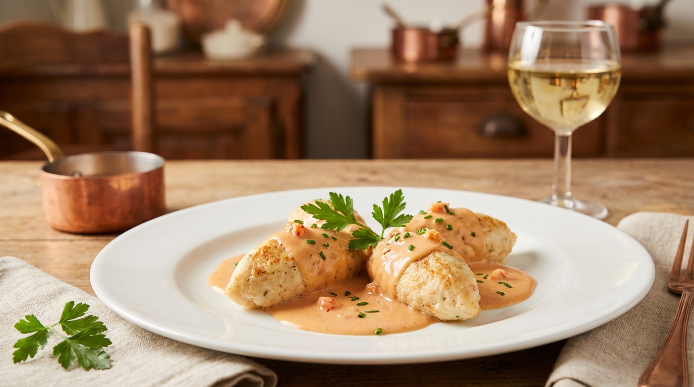 découvrez la recette traditionnelle des quenelles de brochet lyonnaises accompagnées de leur délicieuse sauce nantua, un plat savoureux et raffiné de la cuisine lyonnaise.