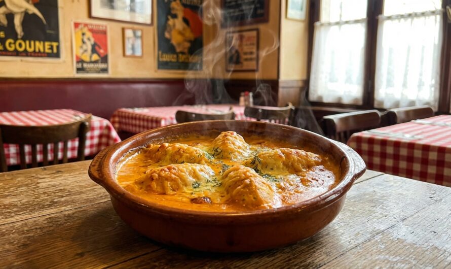 Recette Quenelles de brochet lyonnaises : sauce Nantua