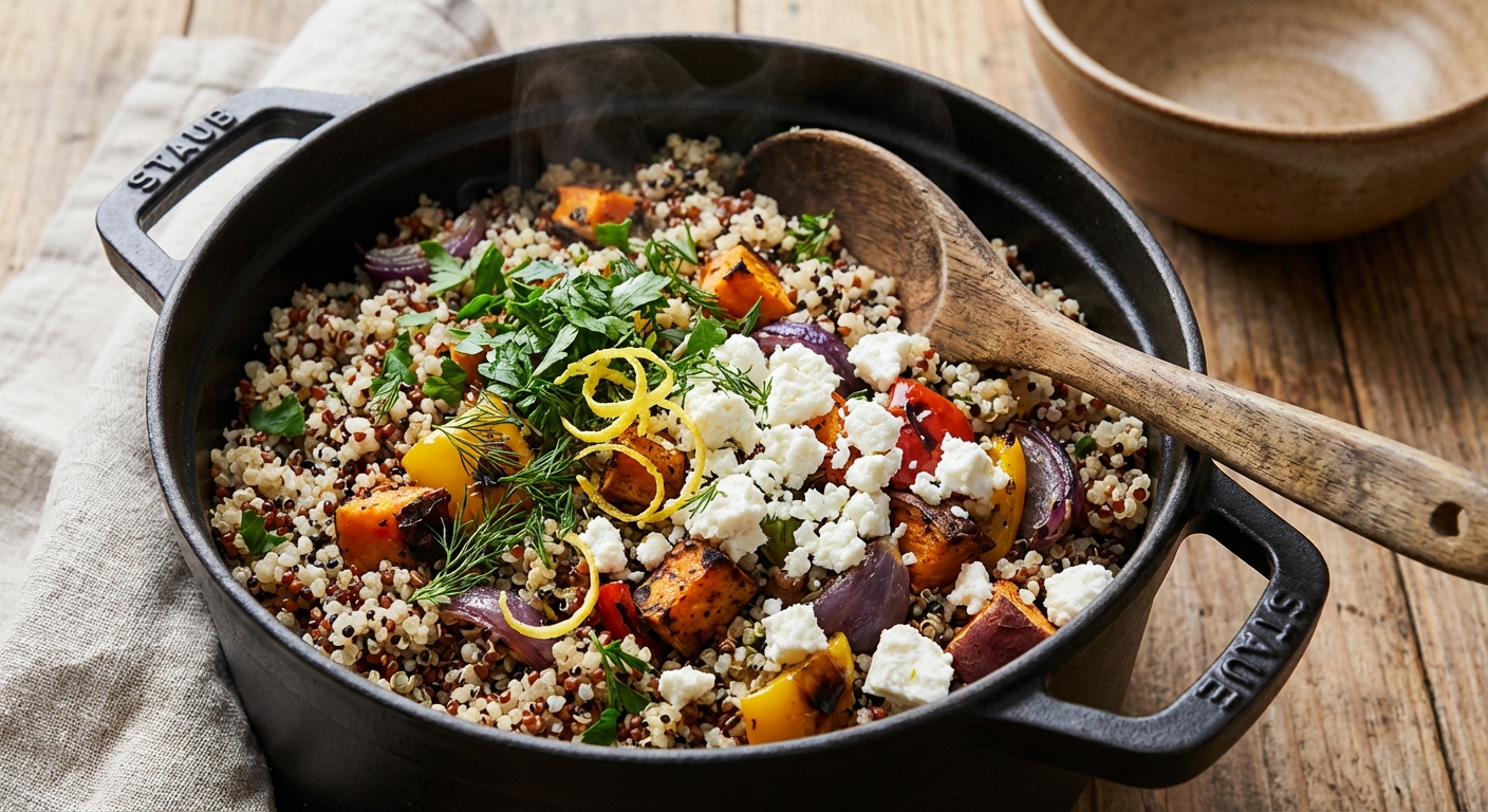 découvrez nos recettes de quinoa faciles et savoureuses, avec des idées pour le cuisiner et l'assaisonner à la perfection.