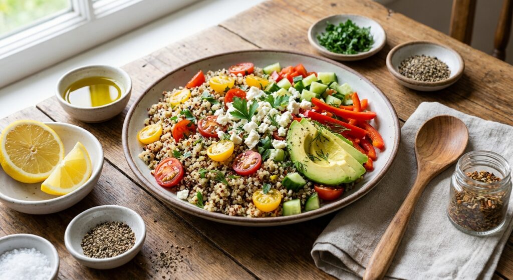 découvrez des idées simples et savoureuses pour cuisiner et assaisonner le quinoa. recettes variées pour profiter pleinement de ce super-aliment nutritif.