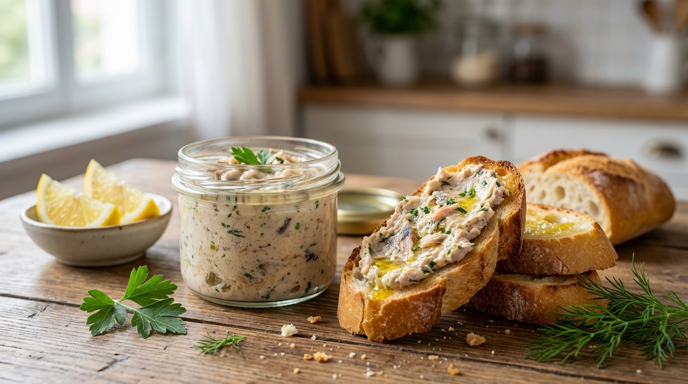 découvrez notre recette facile et rapide de rillettes de sardines, une tartinade express parfaite pour un apéritif savoureux et convivial.