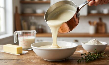 découvrez notre recette facile et inratable de sauce béchamel, sans grumeaux, parfaite pour toutes vos préparations culinaires.