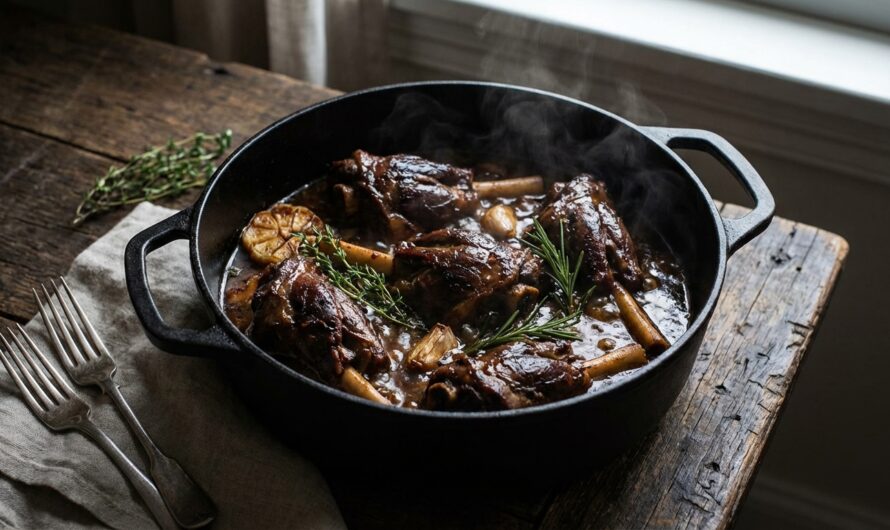 Recette Souris d&rsquo;agneau confite au four : fondante à souhait