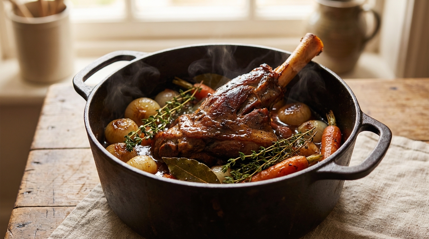 découvrez notre recette de souris d'agneau confite, cuite lentement à basse température pour une viande tendre et savoureuse. parfait pour un repas gourmet et réconfortant.