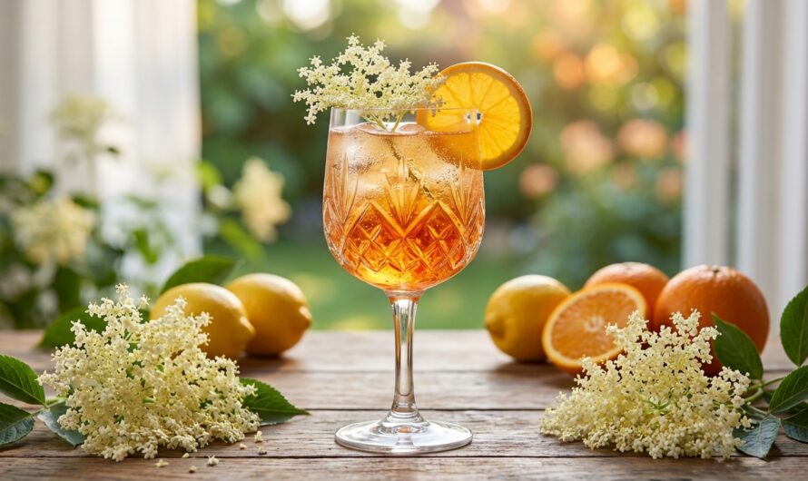 Recette Spritz St-Germain : le cocktail floral à la liqueur de sureau