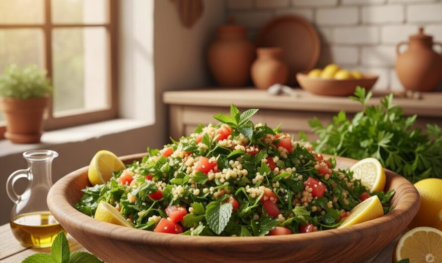 Recette Taboulé libanais : la vraie recette traditionnelle au persil