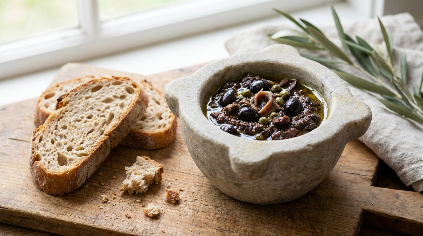 découvrez notre recette de tapenade noire classique à base d'olives noires, câpres et anchois, parfaite pour un apéritif méditerranéen savoureux et facile à préparer.