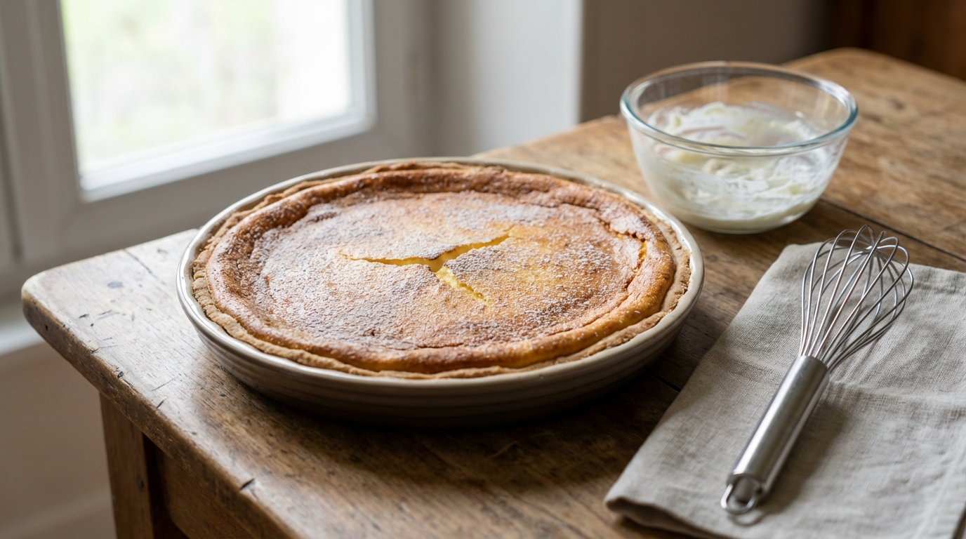 découvrez notre recette classique de tarte au fromage blanc, légère et aérienne, parfaite pour un dessert délicat et savoureux.