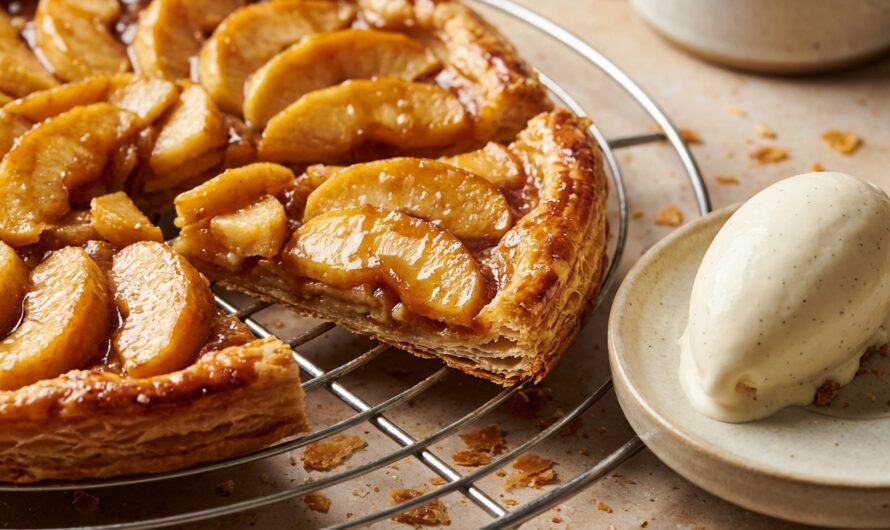 Recette Tarte fine aux pommes caramélisées : comme chez le pâtissier