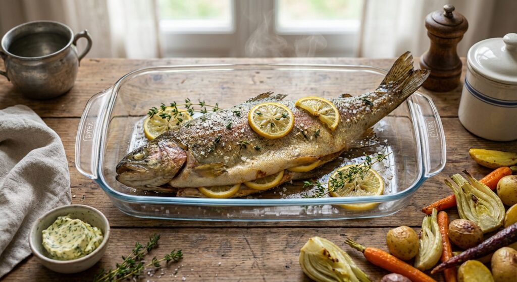 découvrez notre recette de truite au four, simple et saine, idéale pour un repas diététique rapide et savoureux.