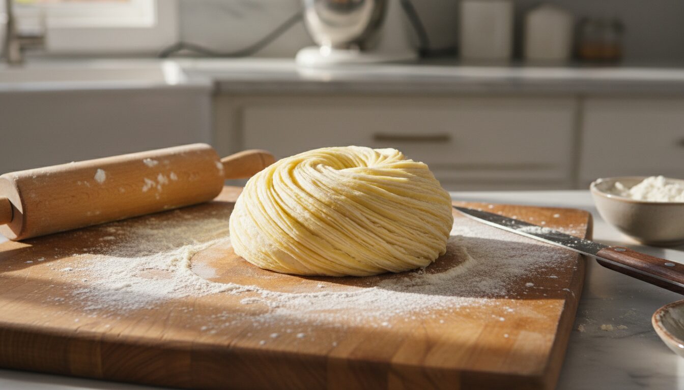 découvrez la méthode rapide "escargot" pour réussir votre pâte feuilletée maison sans tourage long. astuces simples et résultat croustillant garanti !