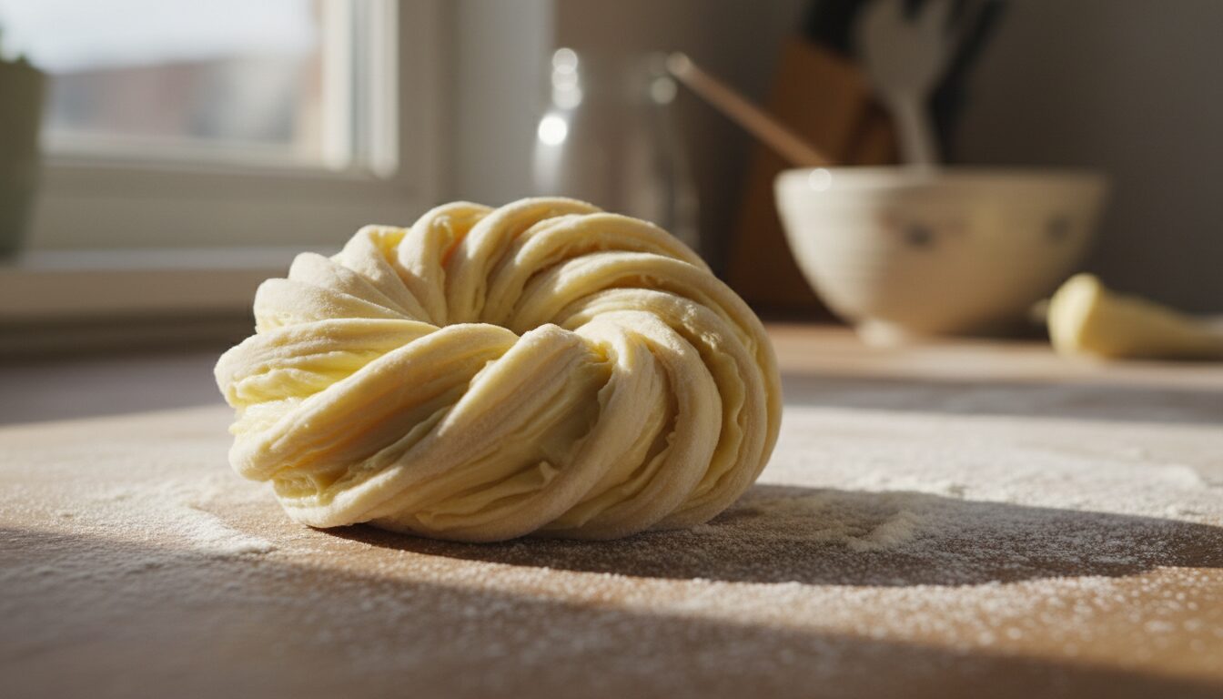 découvrez comment réussir facilement votre pâte feuilletée maison avec la méthode rapide "escargot", sans tourage long. un guide simple pour des pâtisseries croustillantes et délicieuses.