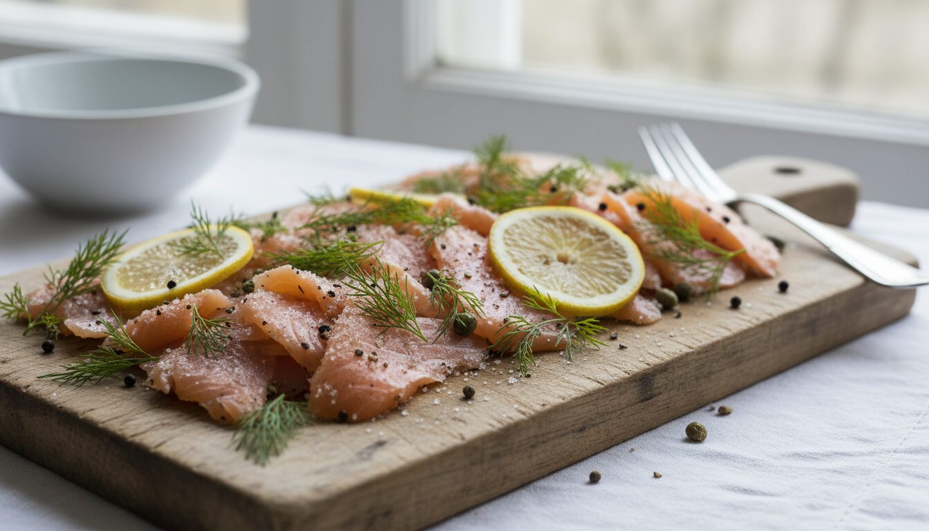 découvrez la recette du saumon gravlax à l'aneth, une méthode scandinave simple et savoureuse, parfaite pour préparer un saumon mariné sans fumage.