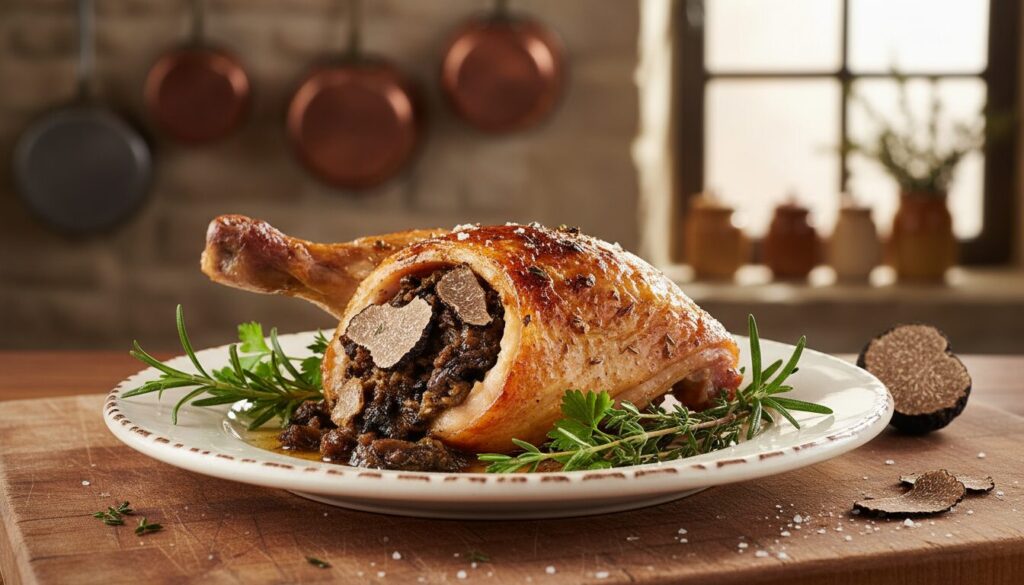 découvrez la recette raffinée du chef varois morgan barra pour préparer une gigolette de volaille aux truffes délicieuse et facile à réaliser chez vous.