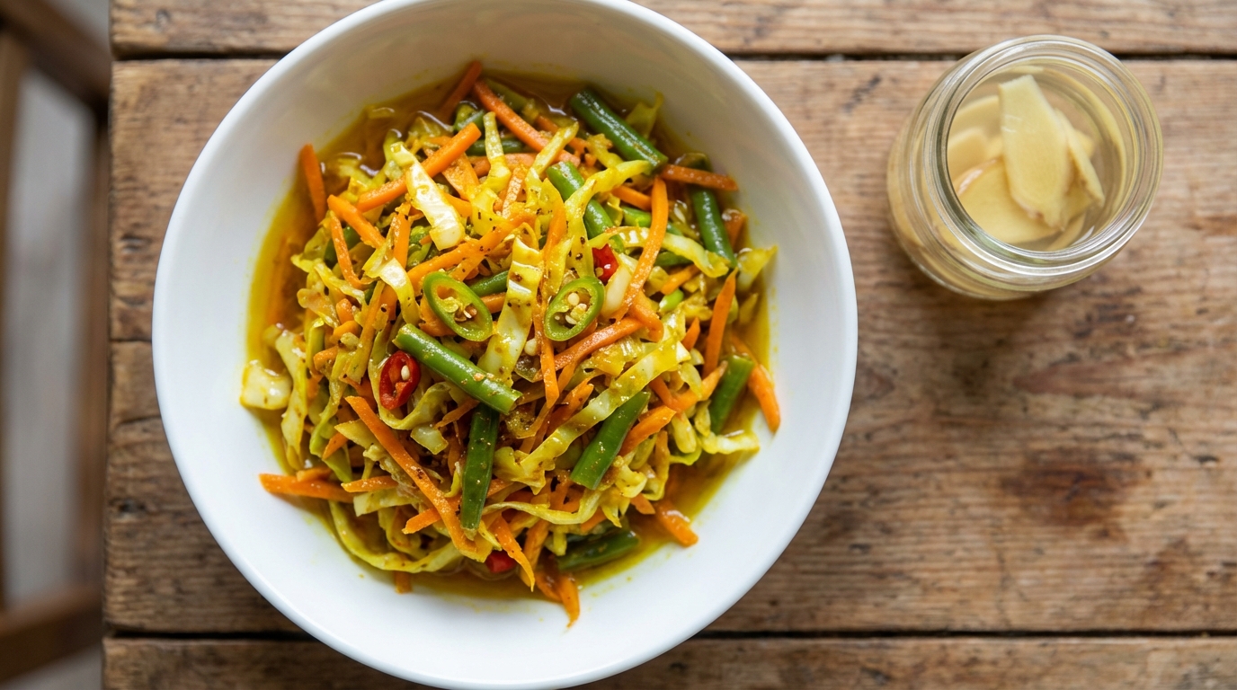 découvrez la recette des achards de légumes, un condiment réunionnais épicé et savoureux qui apportera une touche exotique à vos plats.