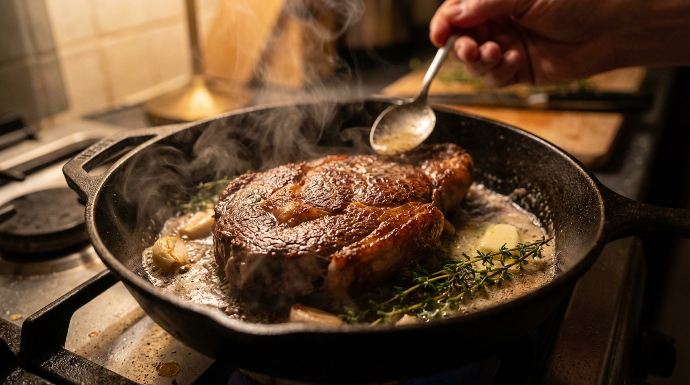 découvrez notre recette simple et savoureuse de basse côte de bœuf grillée à la poêle pour une cuisson parfaite et une viande tendre à chaque fois.