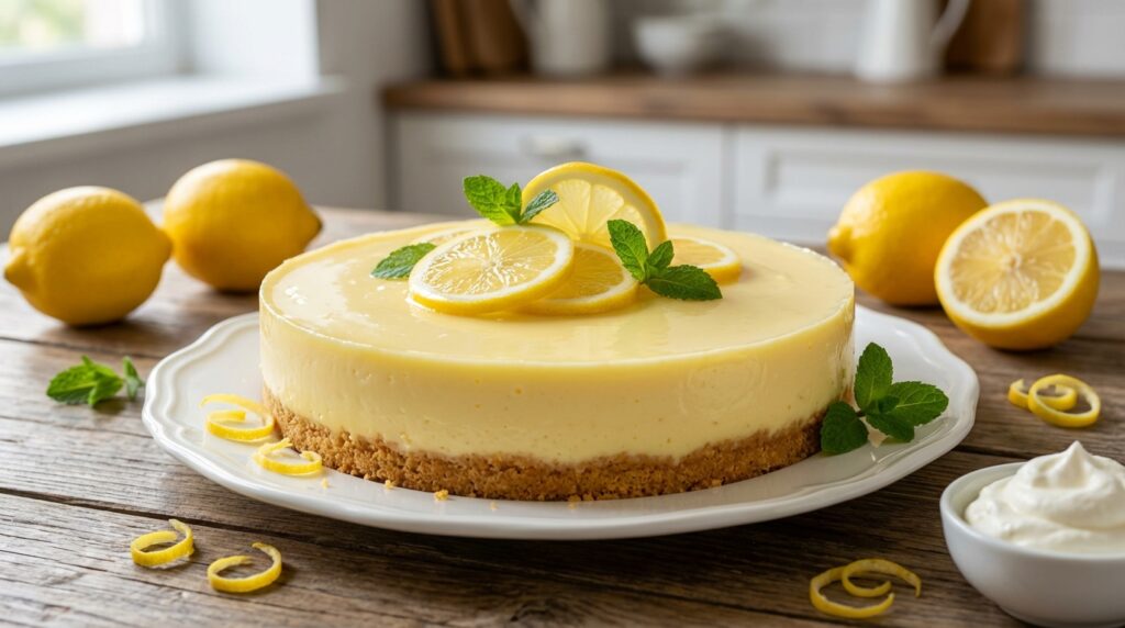 découvrez notre recette facile de cheesecake citron, frais et acidulé, à réaliser sans cuisson pour un dessert rapide et savoureux.