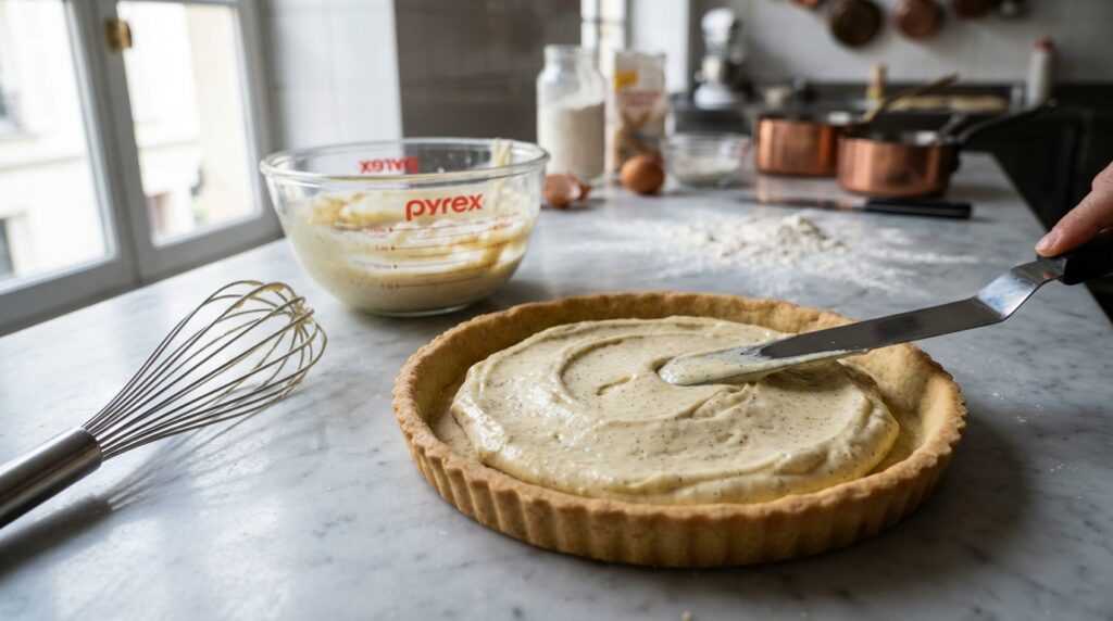découvrez notre délicieuse recette de crème d'amande parfaite pour garnir vos tartes et galettes, apportant douceur et gourmandise à vos desserts faits maison.