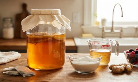 découvrez comment préparer facilement votre kombucha maison avec notre recette simple et réussie. apprenez les astuces pour une boisson fermentée saine et délicieuse.