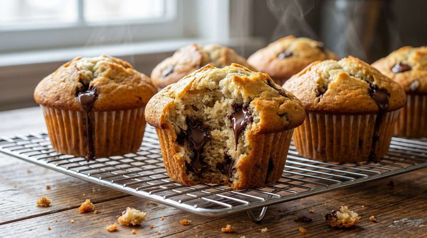 découvrez notre recette de muffins banane chocolat moelleux, parfaite pour éviter le gaspillage en utilisant des bananes mûres. facile et délicieuse, idéale pour un goûter gourmand !