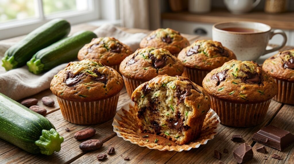 découvrez la recette des muffins chocolat courgette, un gâteau sain et moelleux alliant gourmandise et douceur pour une pause plaisir équilibrée.