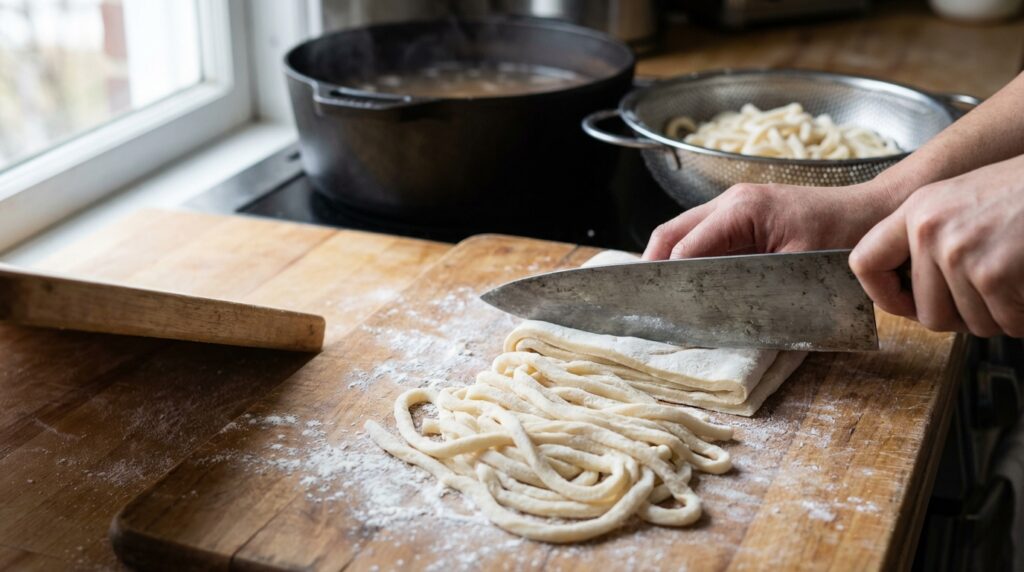 découvrez comment préparer des nouilles udon japonaises épaisses maison avec cette recette simple et authentique. apprenez à faire vos pâtes fraîches pour un plat savoureux et gourmand.