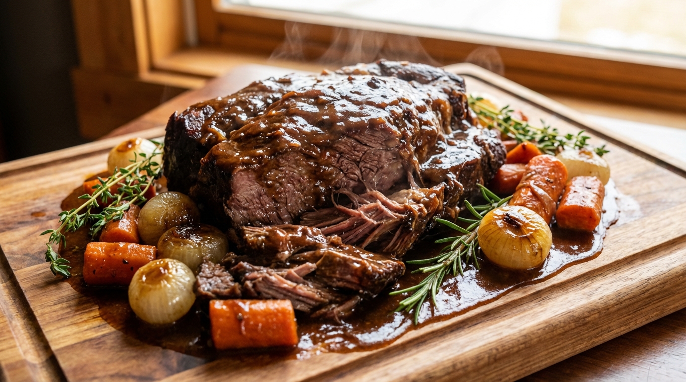 découvrez notre recette de paleron de bœuf braisé, tendre et fondant en bouche, parfaite pour un repas savoureux et réconfortant.
