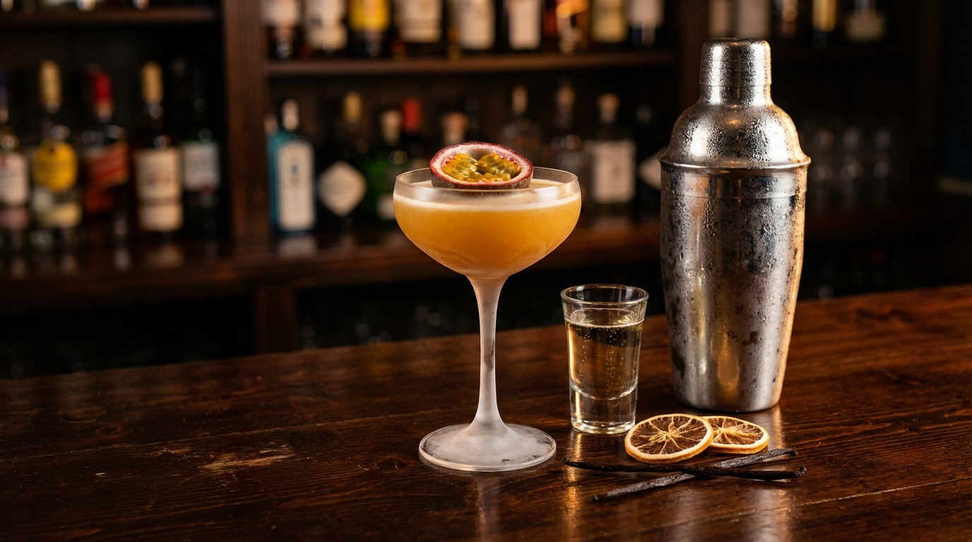Recette Pornstar Martini Cocktail Vodka Passion Et Vanille