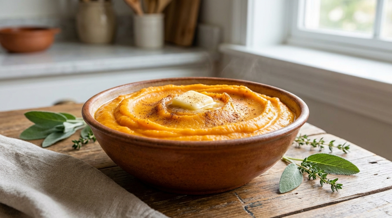 découvrez notre recette de purée de patates douces, un accompagnement crémeux et sucré parfait pour sublimer vos plats en toute simplicité.