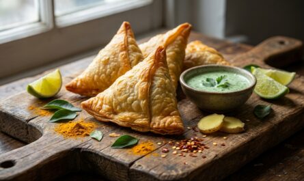 découvrez la recette des samoussas au poulet, un apéritif réunionnais croustillant et savoureux, parfait pour vos soirées conviviales.