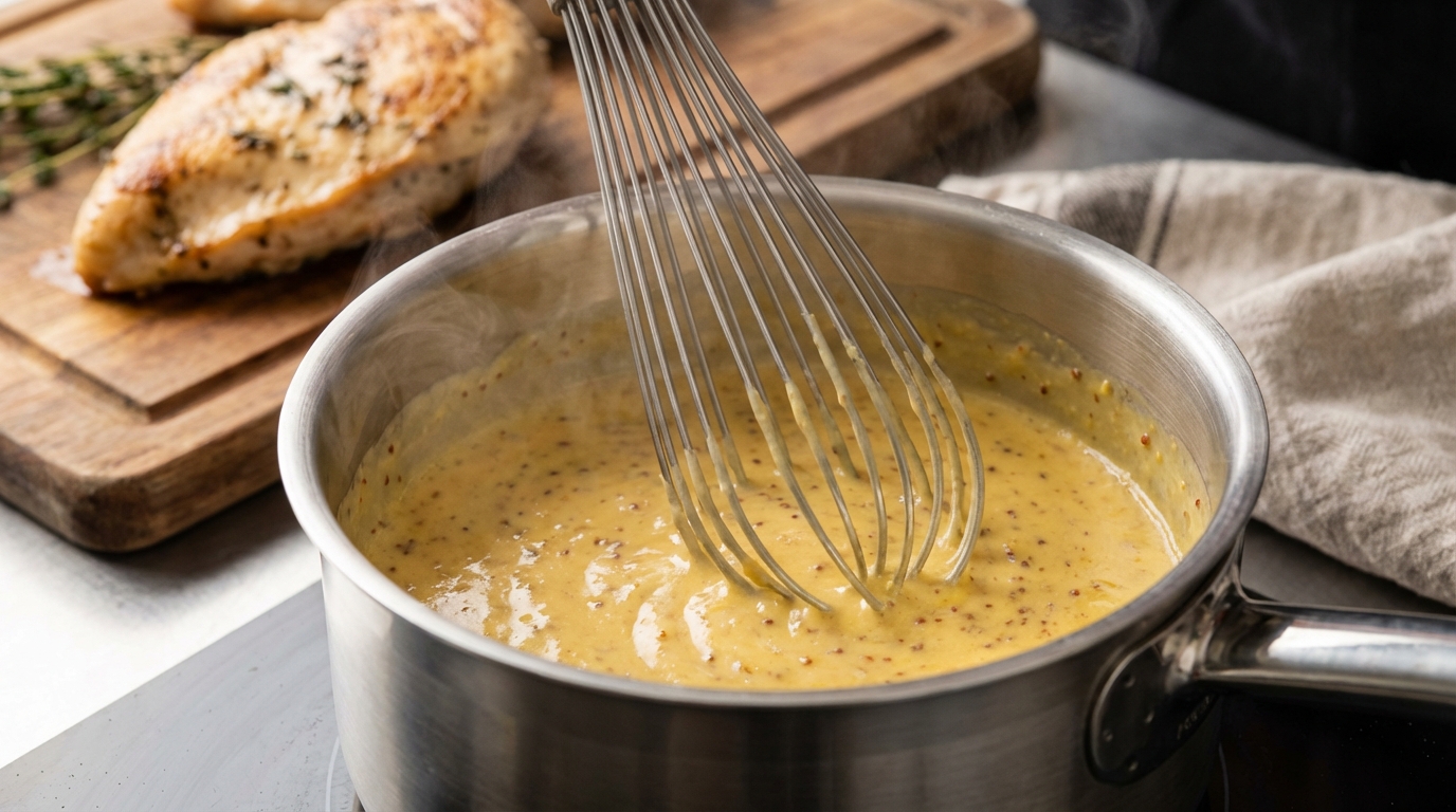 découvrez une recette facile et savoureuse de sauce à la moutarde, parfaite pour accompagner viandes et volailles et sublimer vos plats.