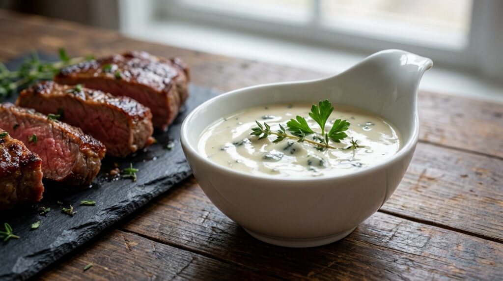 découvrez notre recette facile de sauce au roquefort, parfaite pour sublimer vos viandes rouges avec une saveur riche et crémeuse.